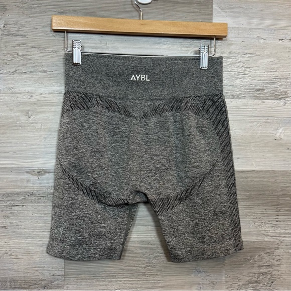 AYBL Empower Seamless Shorts - Black Marl - Size Large - Picture 13 of 14
